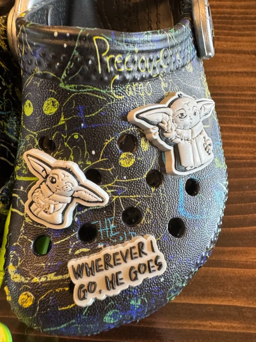CROCS X Star Wars The Mandalorian The Child Classic Grogu Kids Clog Size 6C
